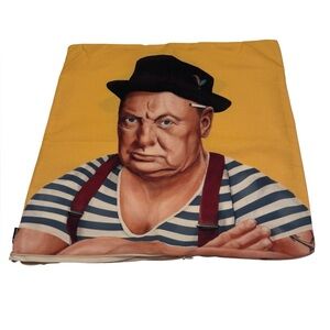 Society6 Pillow Case of Hipster Winston Churchill. Pillow Insert NOT Included